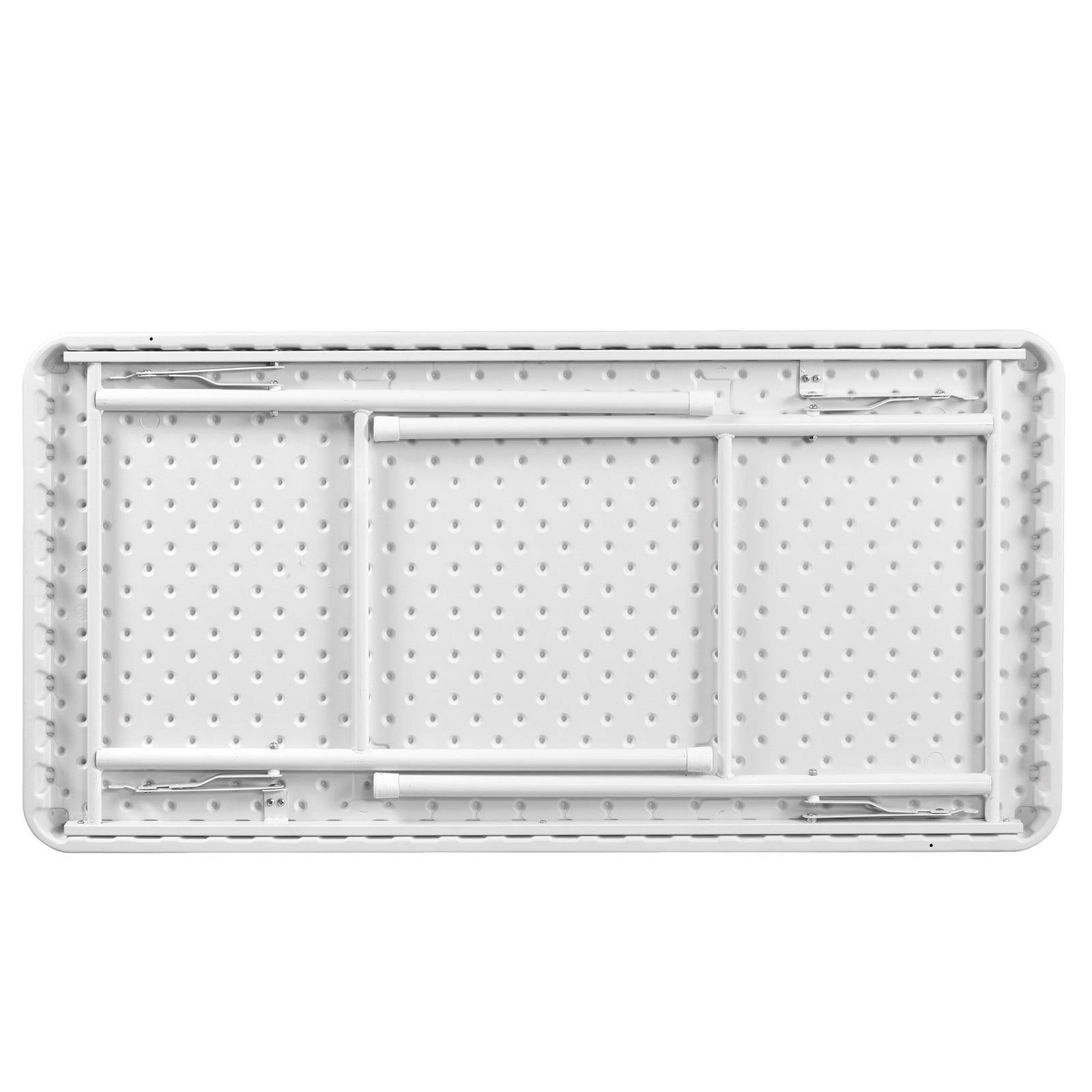 HATTORO Bierzeltgarnitur 3tlg. Tisch mit Bänken Holzoptik Weiß