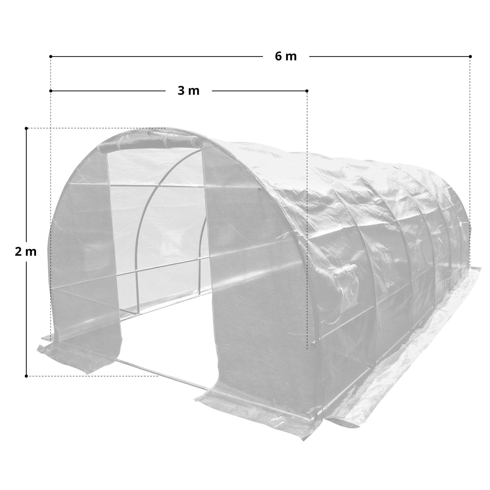 Foliengewächshaus Tunnel