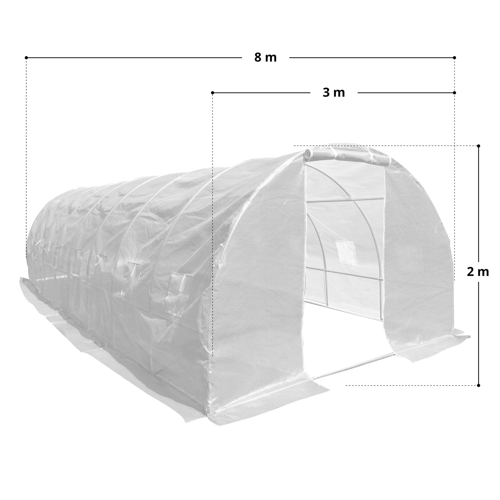 Foliengewächshaus Tunnel