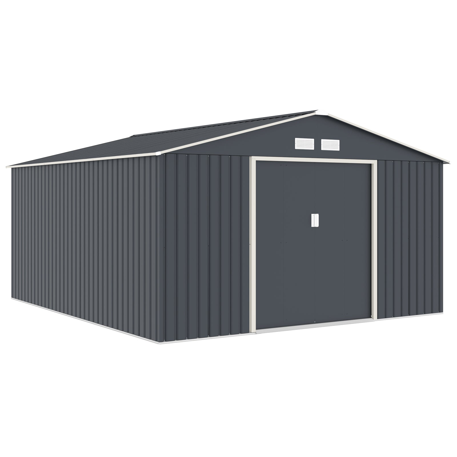 S400 Gerätehaus Grau
