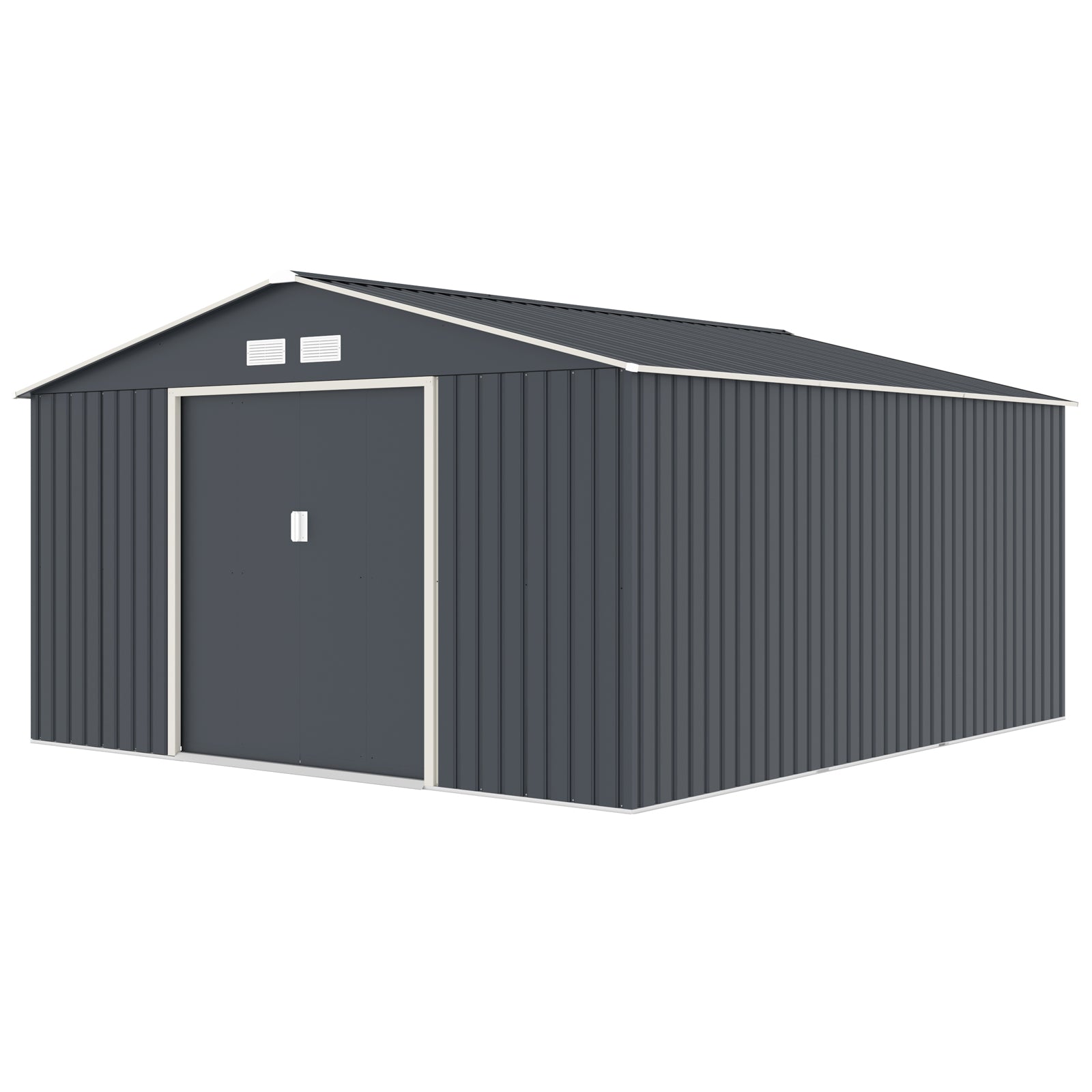 S400 Gerätehaus Grau